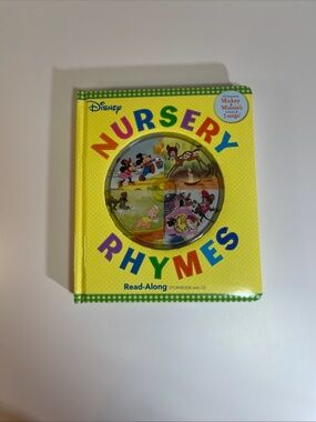 Disney Nursery Rhymes Read-Along Book & CD - Yellow